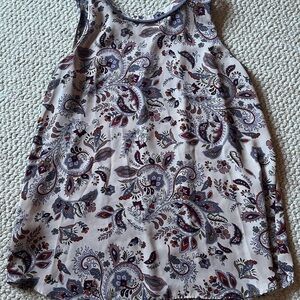 LOFT Multicolor Paisley Blouse